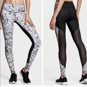 NWT Victoria's Secret Sport Star Confetti VSX Knockout Tights Sz L fashion show